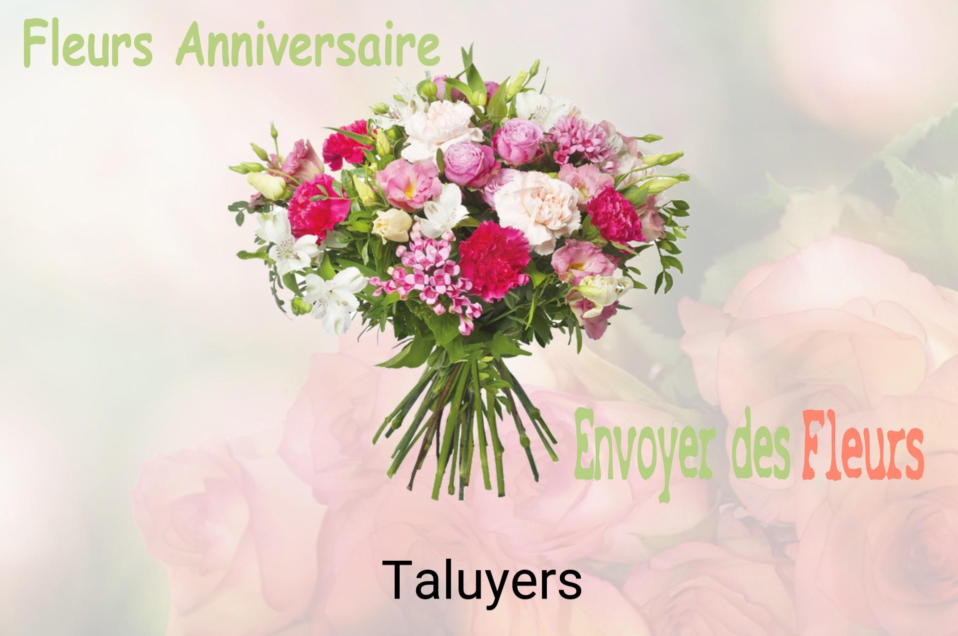 Bouquet de fleurs d’anniversaire livré à Taluyers