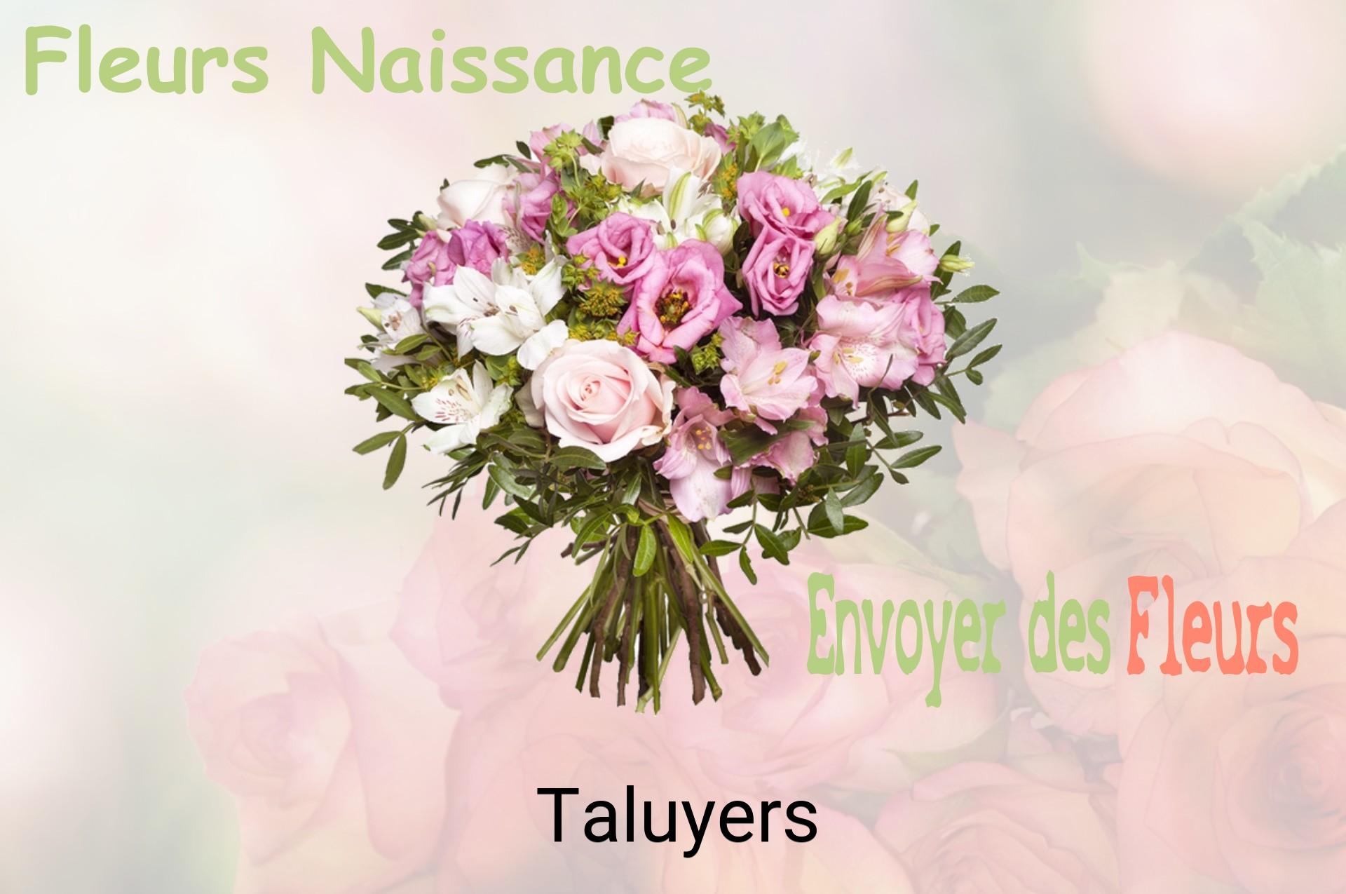 Bouquet de fleurs de naissance livré à Taluyers